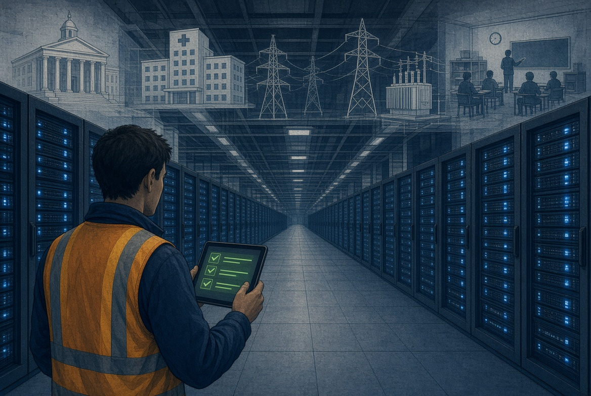 Figure 7: The country of geniuses, seen from the data center floor
