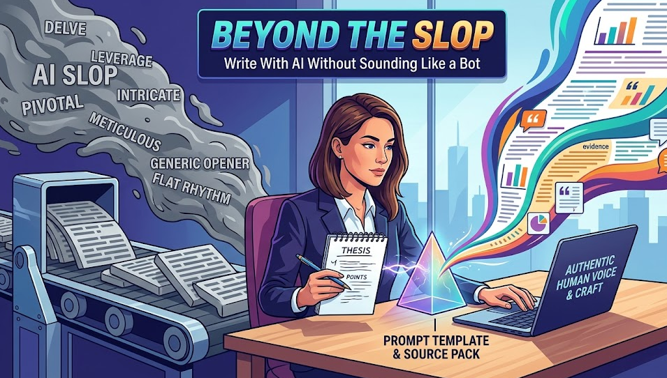 Beyond the Slop: Write With AI Without Sounding Like a Bot