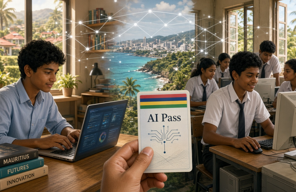 An AI Pass in a Mauritian classroom